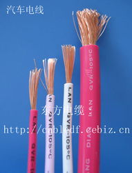 QVR 105汽車電纜 電線電纜在汽車工業(yè)中的核心應(yīng)用